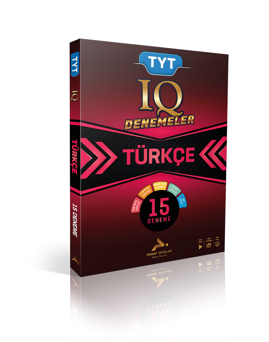 Paraf IQ Tyt Türkçe Video Çözümlü 15 Branş Deneme