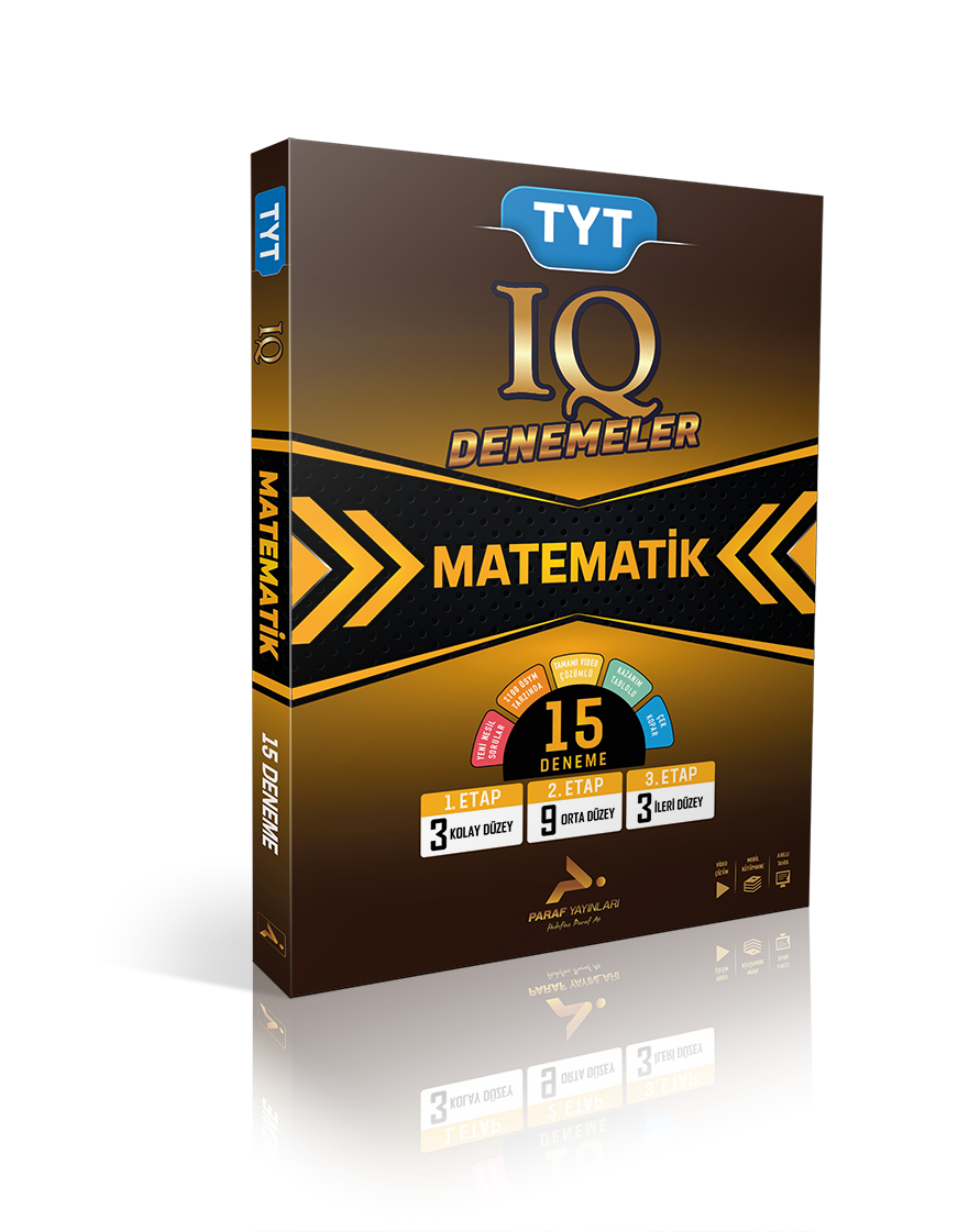 Paraf Tyt IQ Matematik Video Çözümlü 15 Branş Deneme