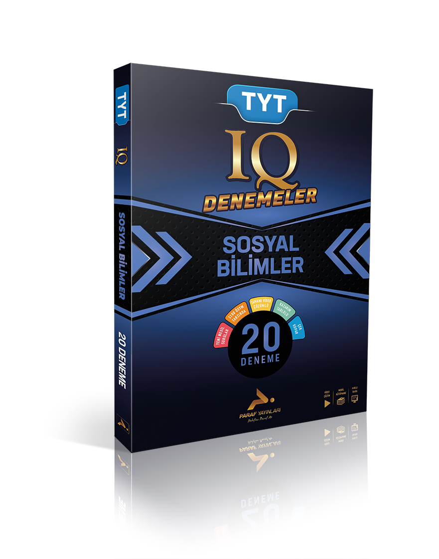 Paraf Tyt IQ Sosyal Bilimleri Video Çözümlü 20 Branş Deneme