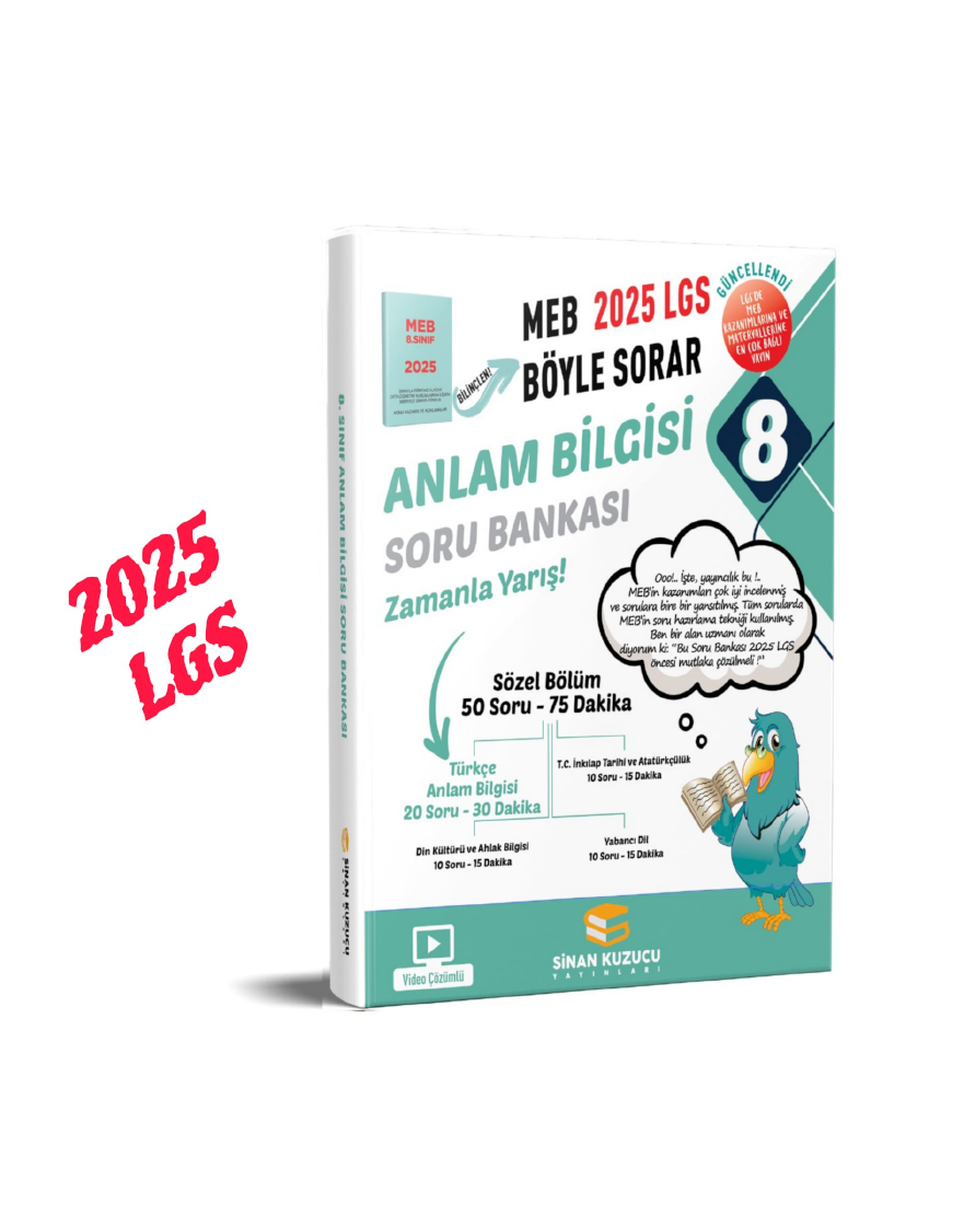 Sinan Kuzucu 8.Sınıf Anlam Bilgisi Soru Bankası