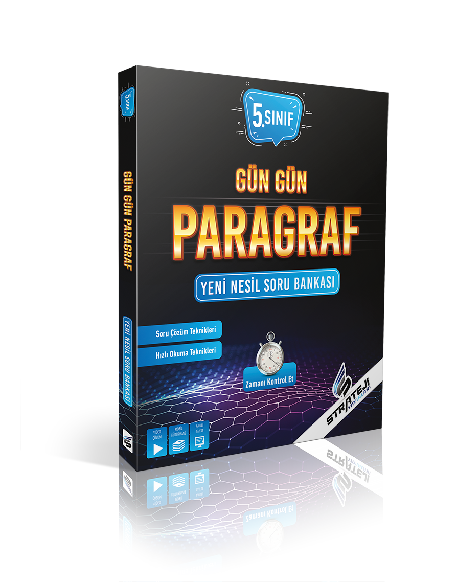 Strateji 5. Sınıf Gün Gün Paragraf Soru Bankası