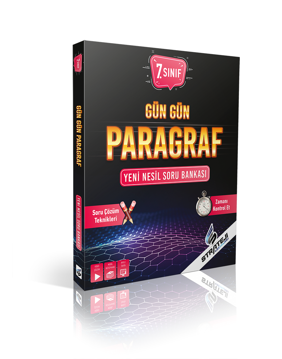 Strateji 7. Sınıf Gün Gün Paragraf Soru Bankası