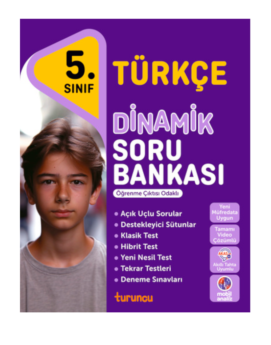 Tudem 5.Sınıf Türkçe Dinamik Soru Bankası