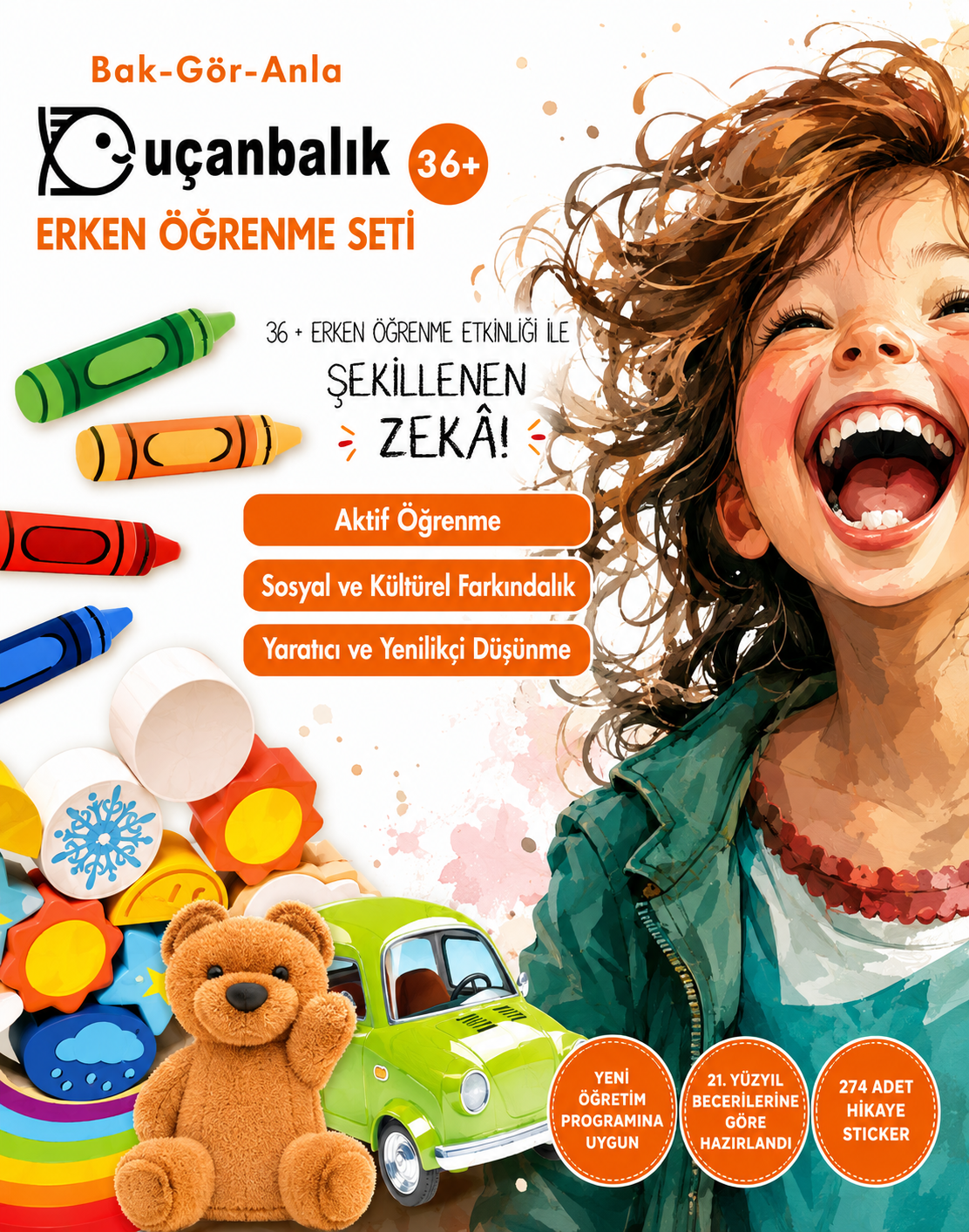 Uçanbalık Erken Öğrenme Seti 36+ 