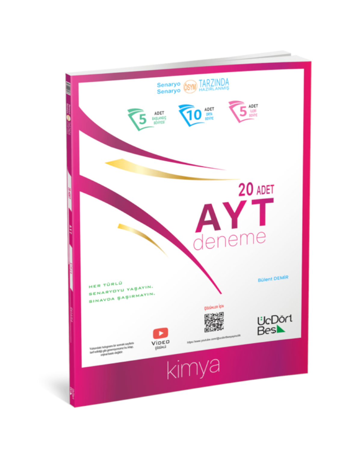 345 Yayınları AYT 20 li Kimya Deneme 