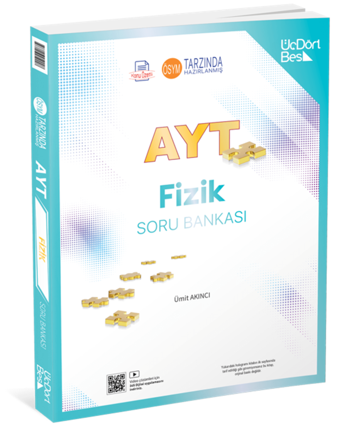 345 Yayınları AYT Fizik Soru Bankası 