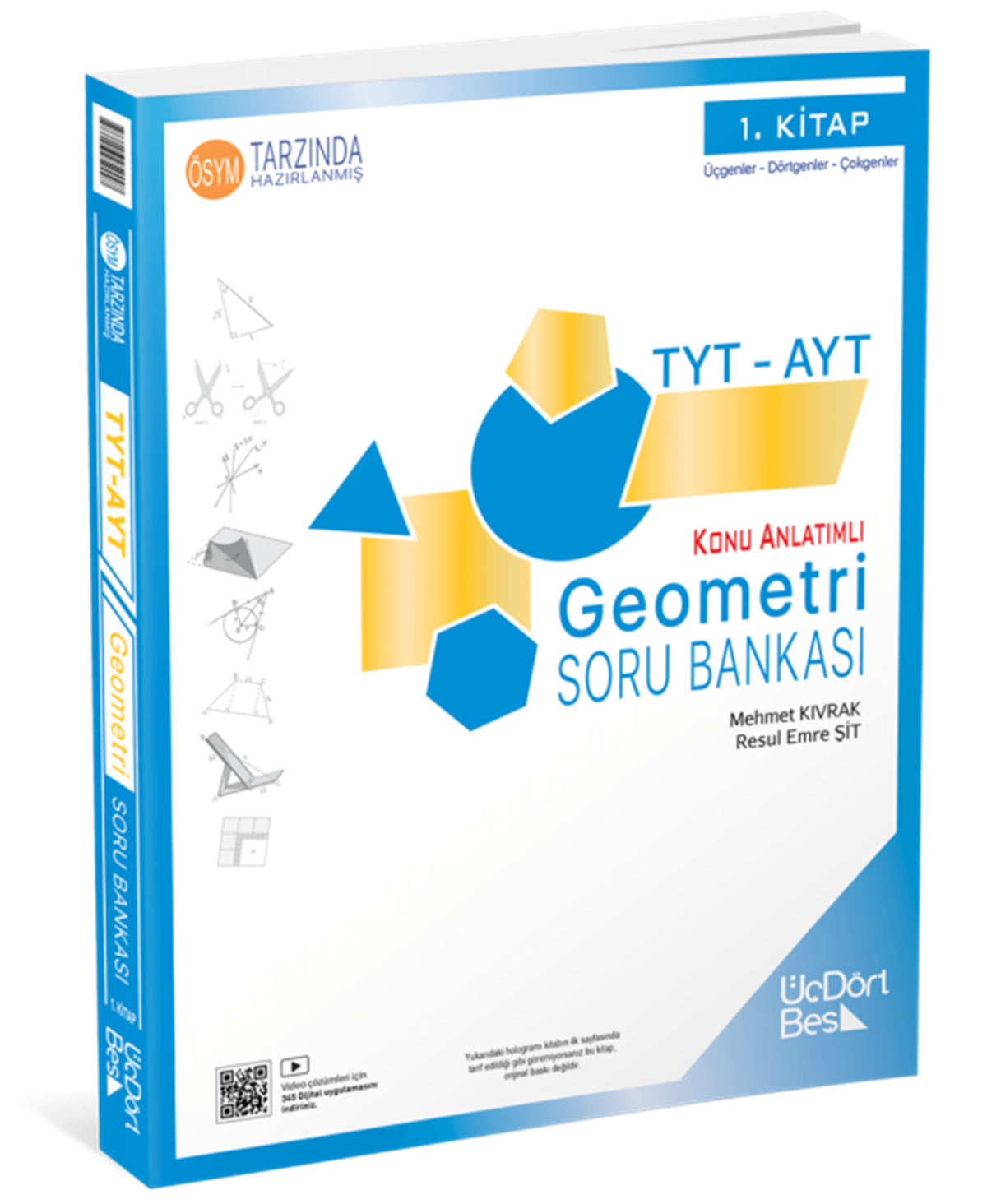 345 Yayınları TYT-AYT Geometri Soru Bankası 