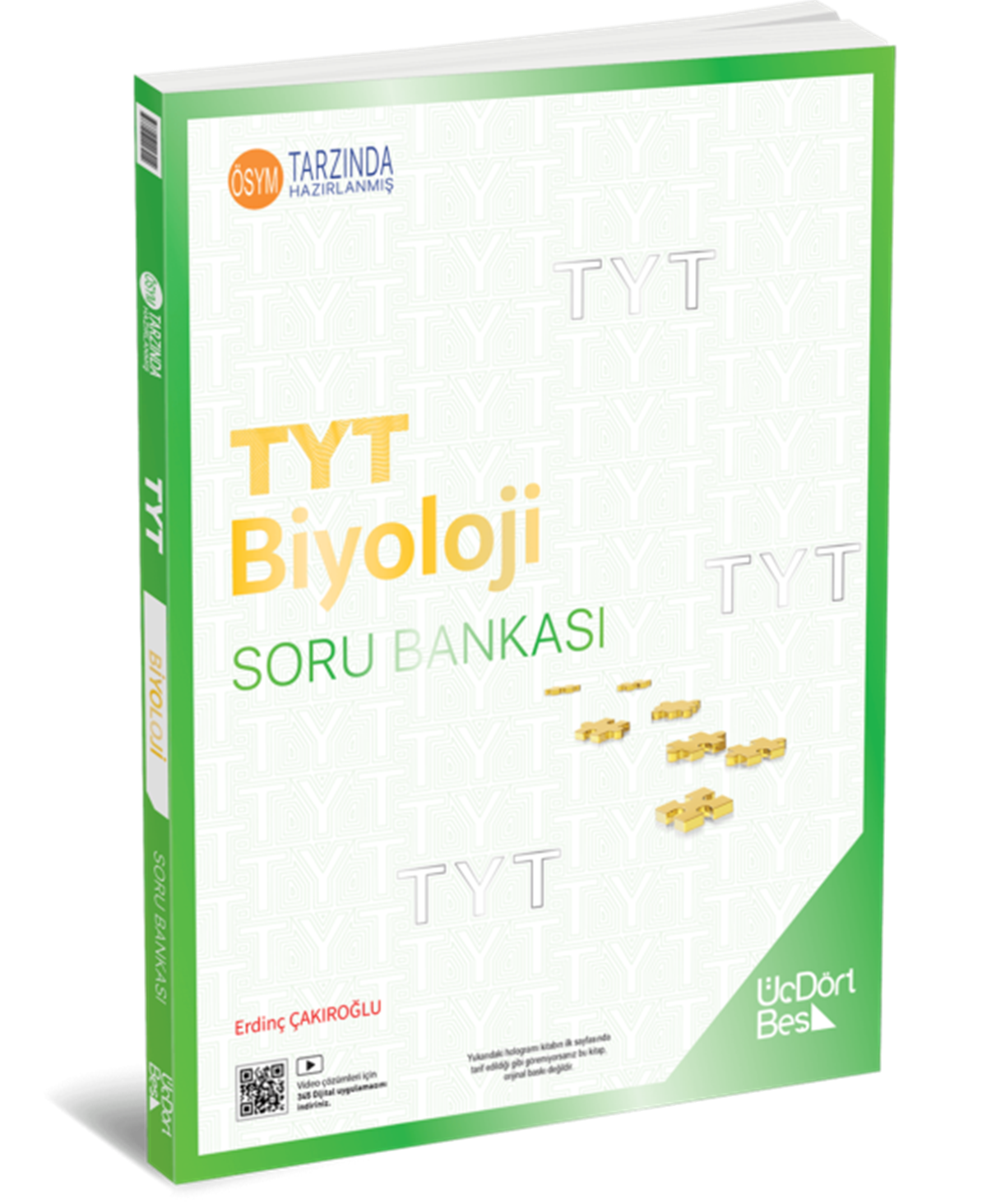345 Yayınları TYT Biyoloji Soru Bankası 