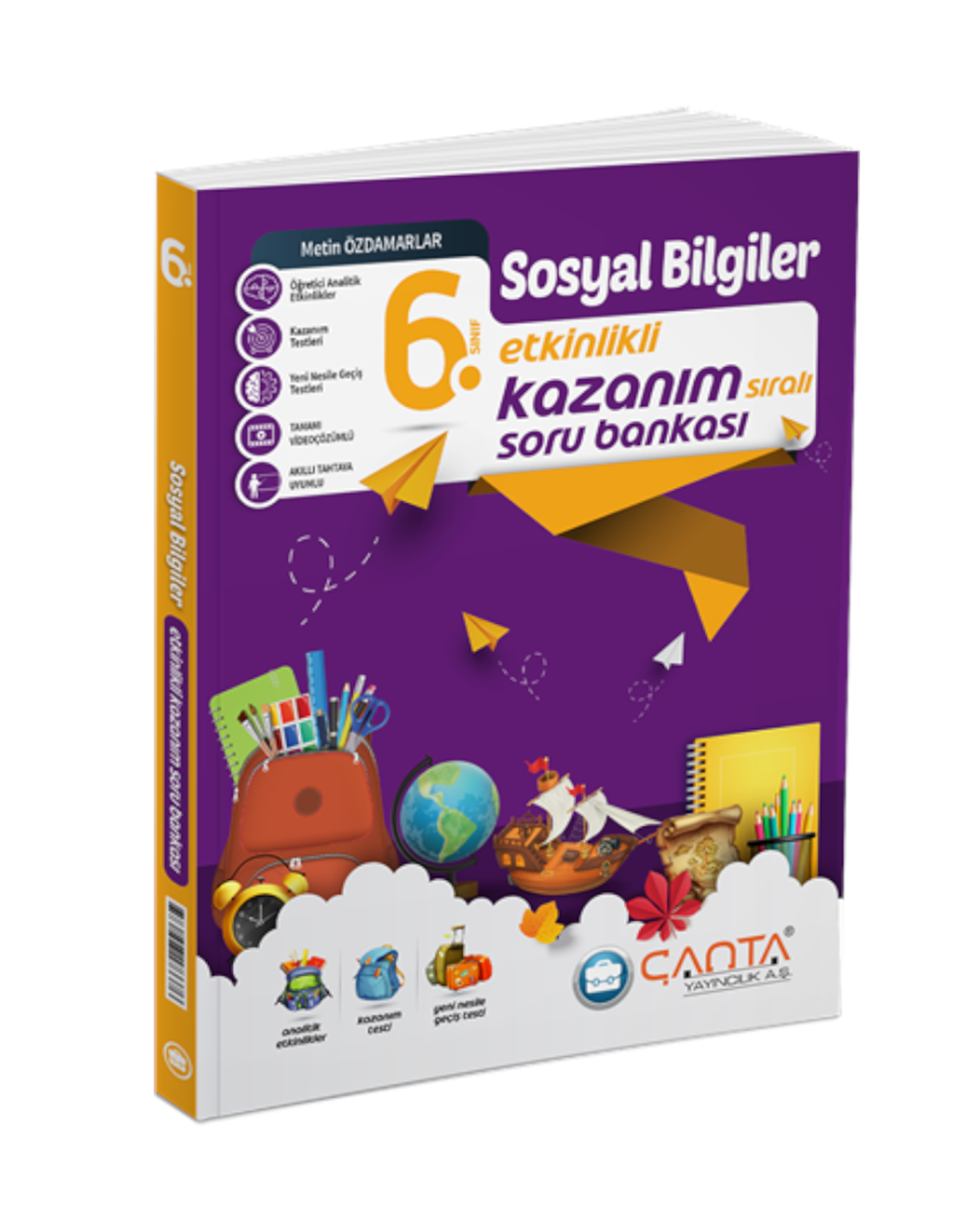 6.Sınıf Sosyal Bilgiler Etkinlikli Kazanım Soru Bankası 2024