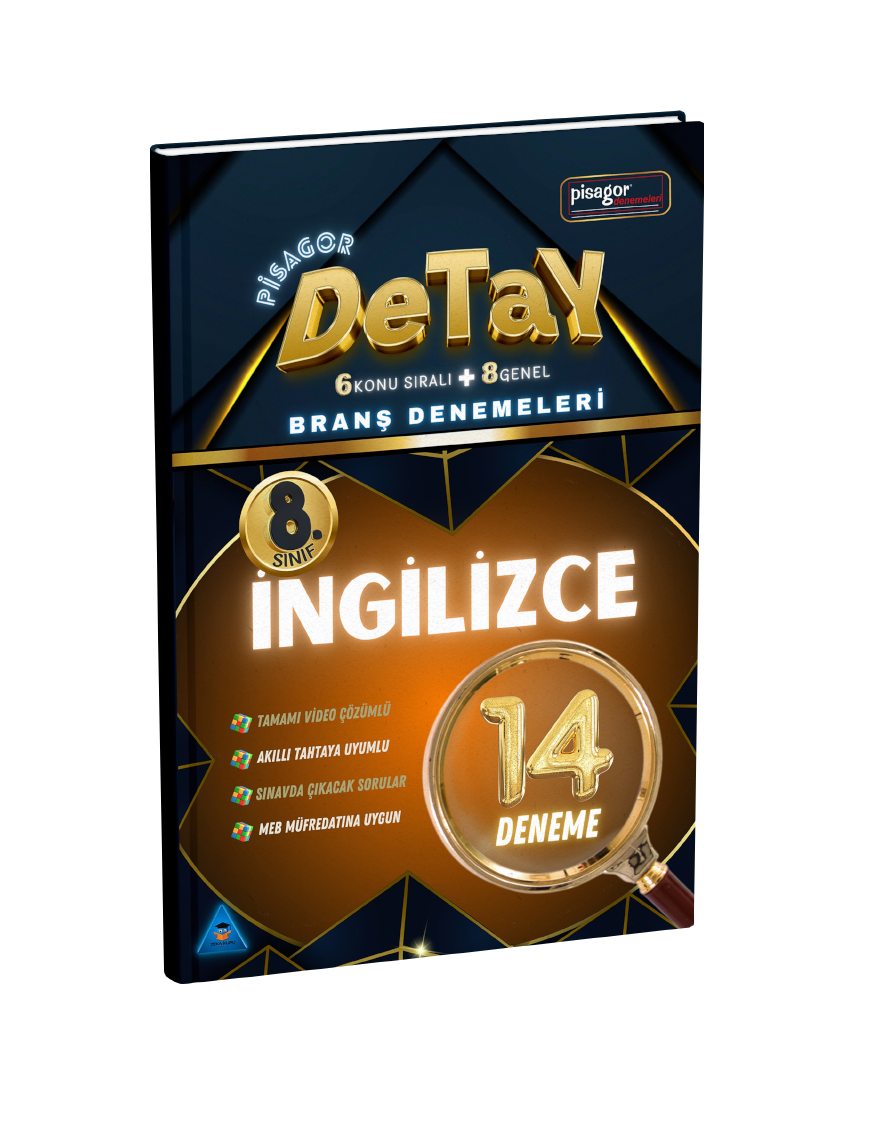 8. Sınıf Pisagor Detay 14'Lü İngilizce Branş Denemesi