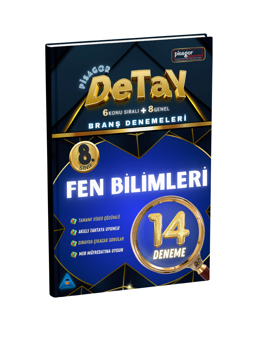 8. Sınıf Pisagor Detay 14'Lü Fen Bilimleri Branş Denemesi