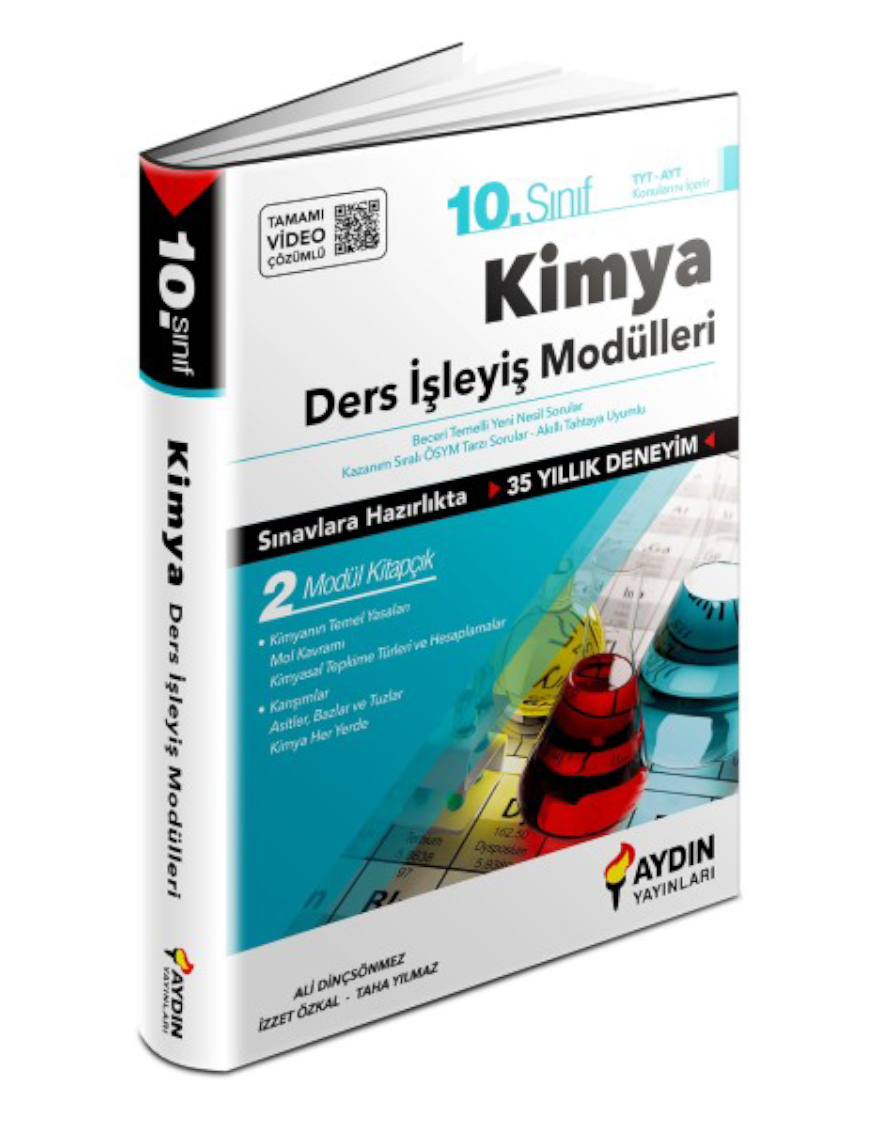 Aydın Yayınları 10. Sınıf Aydın Kimya Ders İşleyiş Modülleri