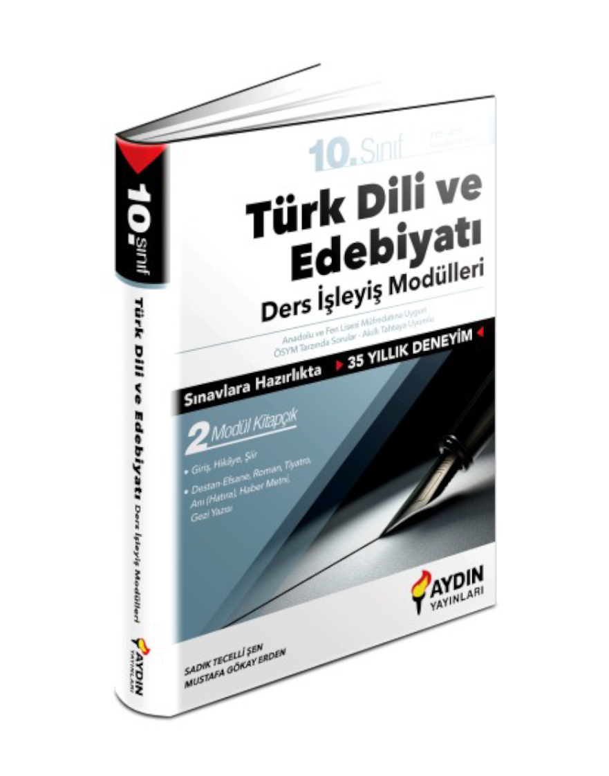 Aydın Yayınları 10. Sınıf Aydın Türk Dili ve Edebiyatı Ders İşleyiş Modülleri