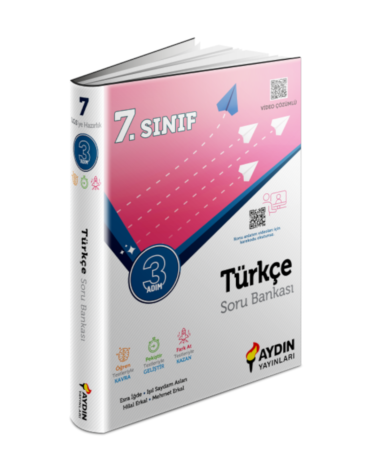Aydın Yayınları 7. Sınıf Türkçe Üç Adım Soru Bankası