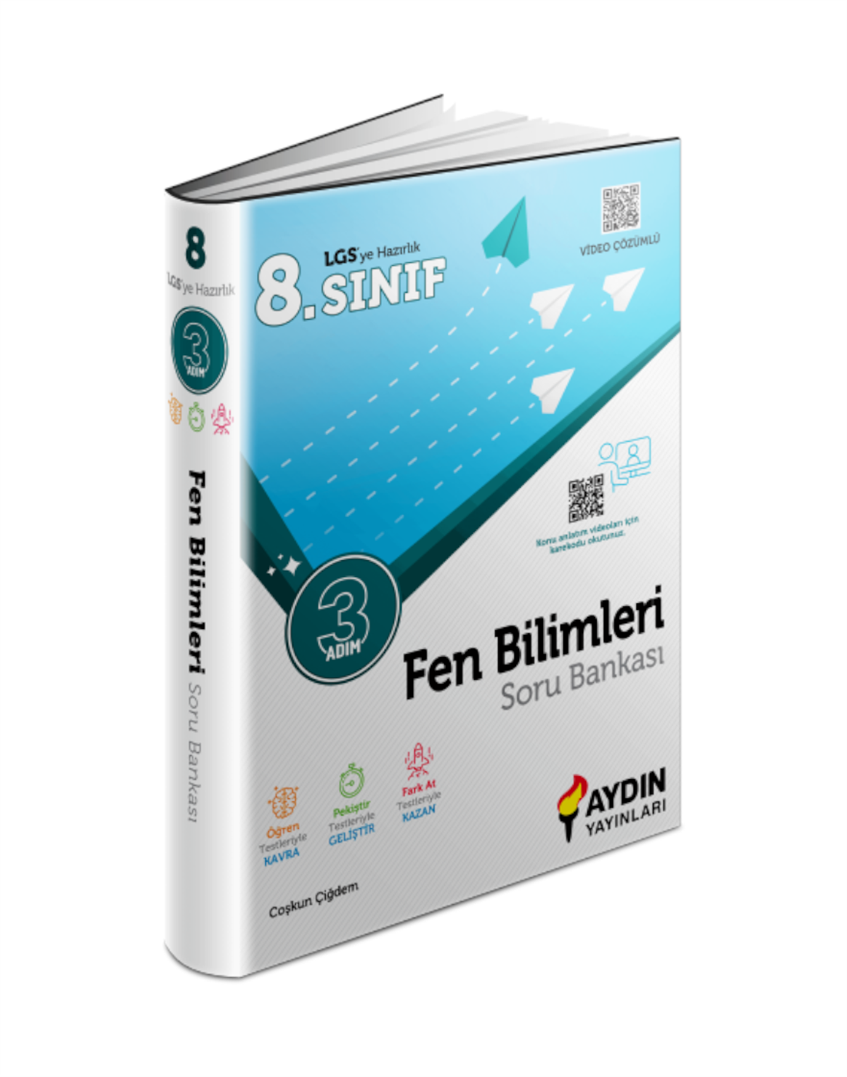 Aydın Yayınları 8. Sınıf Fen Bilimleri Üç Adım Soru Bankası
