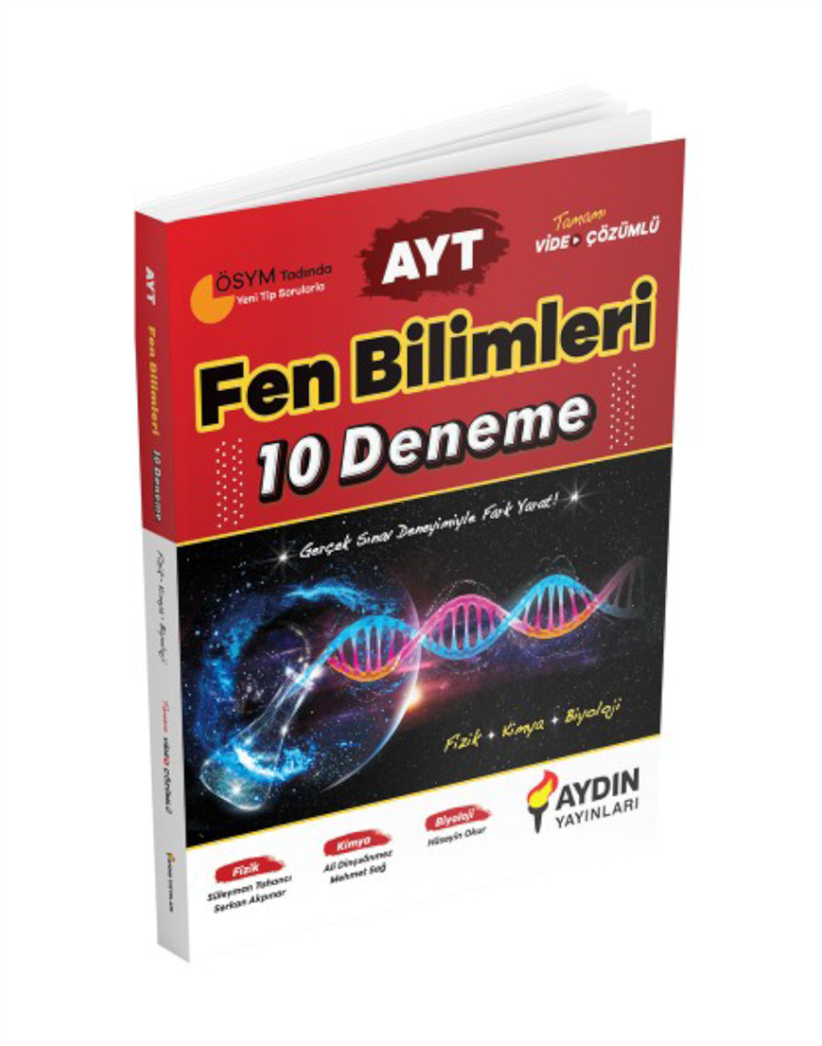 Aydın Yayınları AYT Fen Bilimleri 10 Deneme