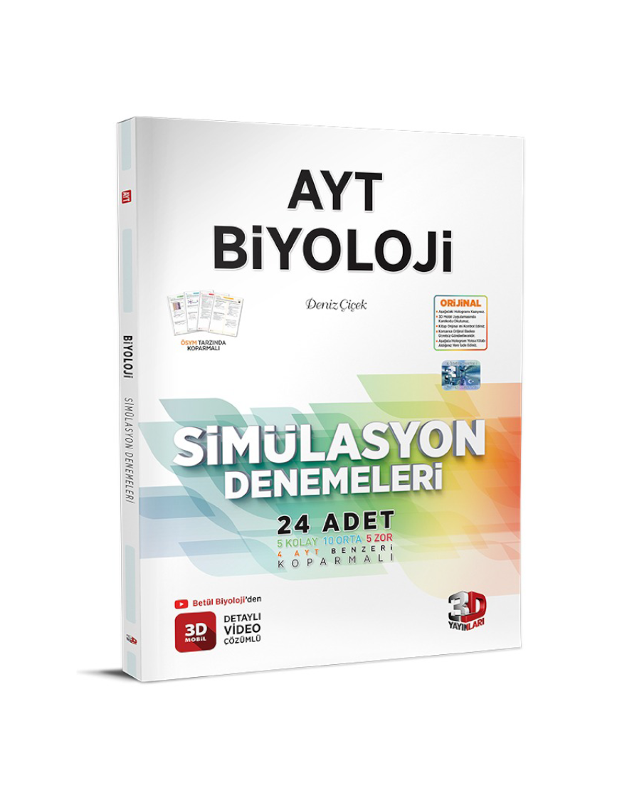 AYT 3D Biyoloji Simülasyon Denemeleri 2024
