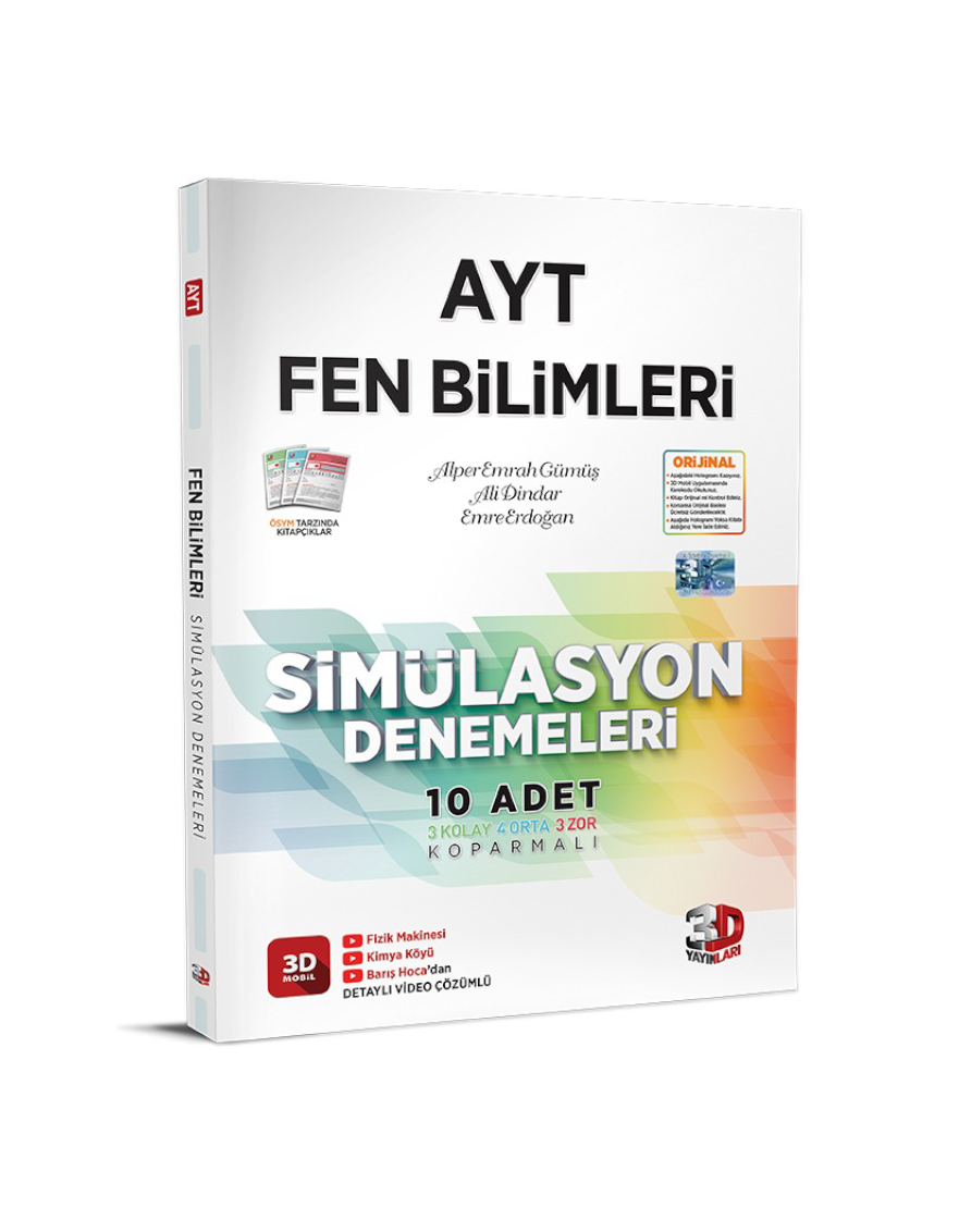 AYT 3D Simülasyon Fen Bilimleri Denemeleri 2024