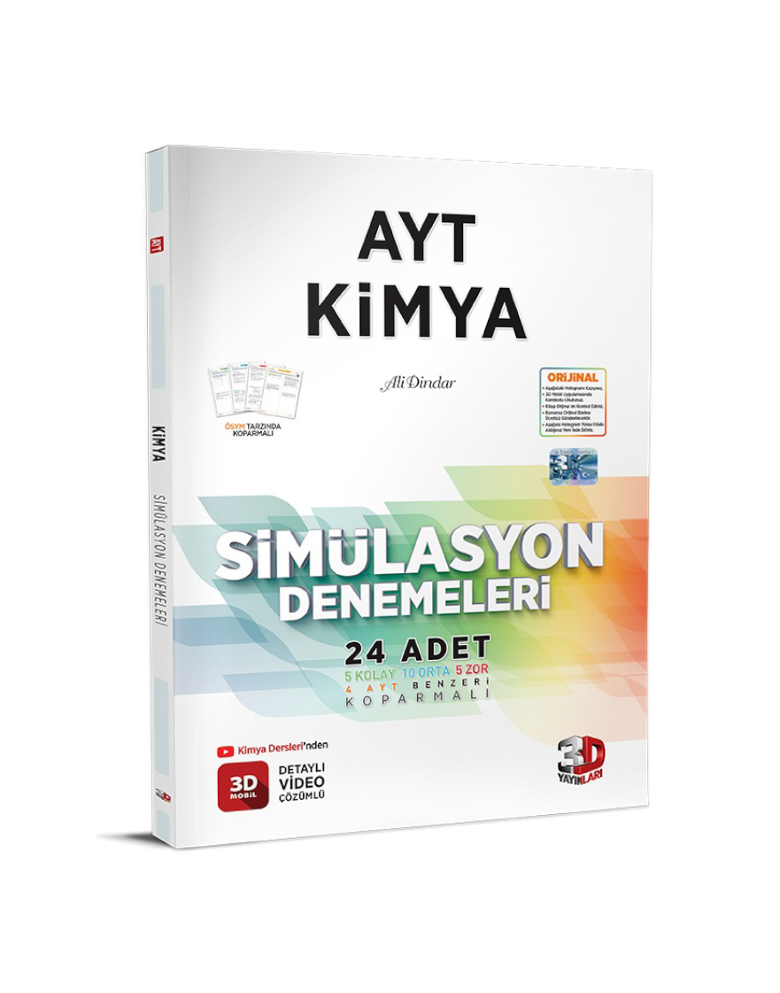 AYT 3D Simülasyon Kimya Denemeleri 2024