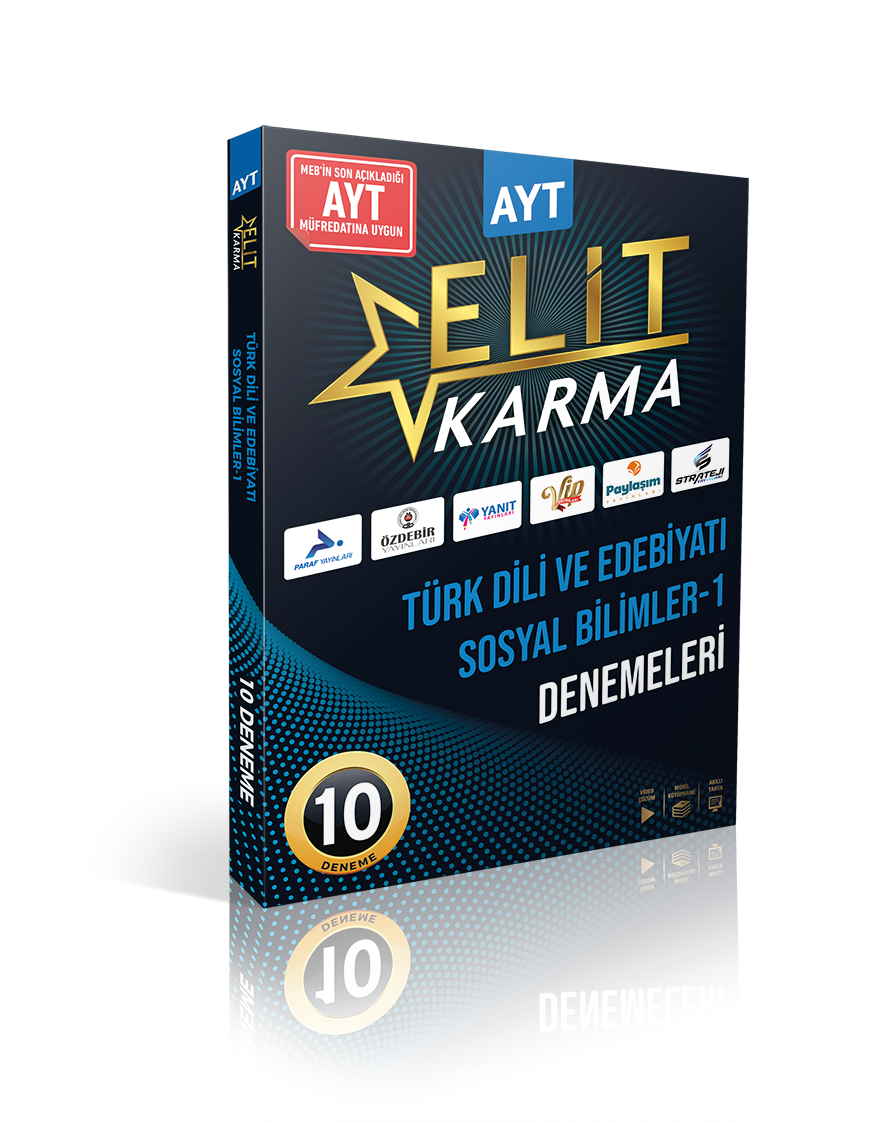 Elit Karma Ayt Edeb.Sosyal1-10 Lu Deneme - 2023 Meb Yeni Müfredat