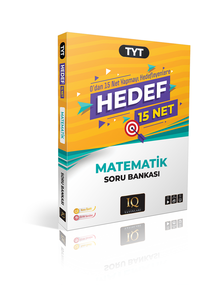 IQ YAYINLARI TYT MATEMATİK (HEDEF 15) SORU BANKASI