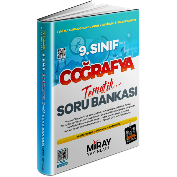 Miray 9. Sınıf Coğrafya Tematik Konu Özetli Soru Bankası