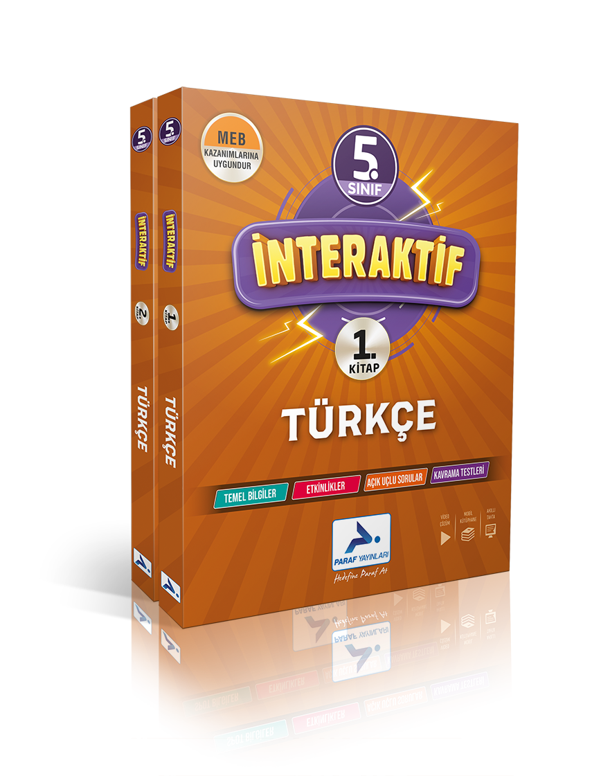 Paraf 5.Sınıf İnteraktif Türkçe Çalışma Kitabı