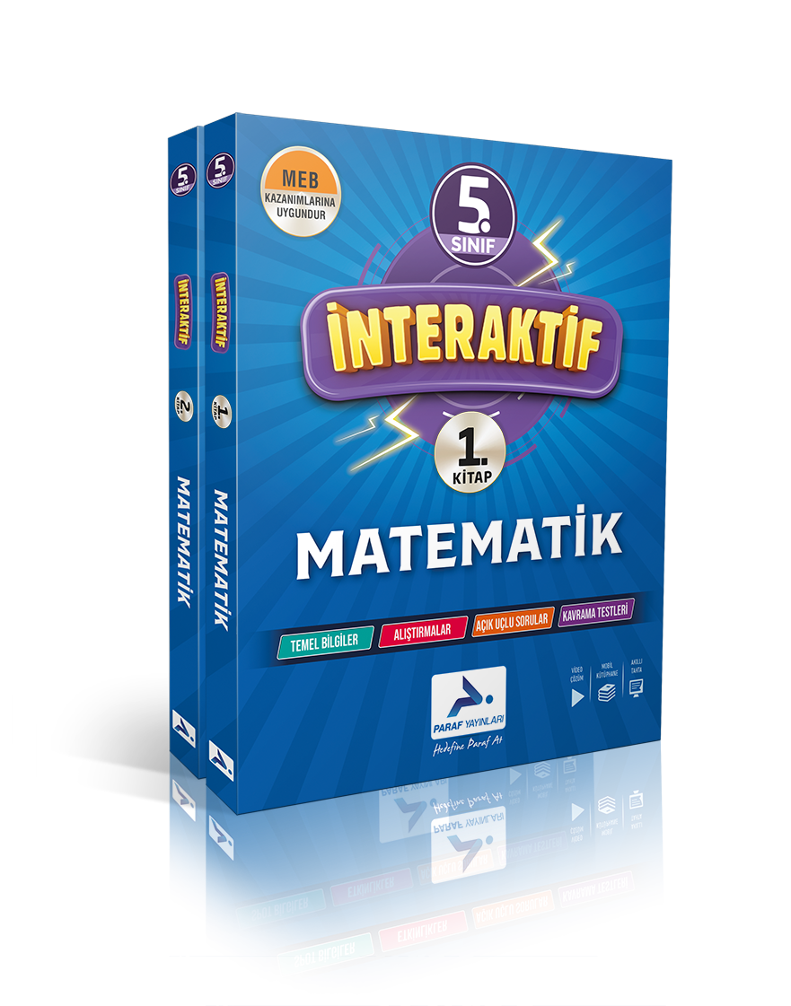 Paraf 5.Sınıf İnteraktif Matematik Çalışma Kitabı