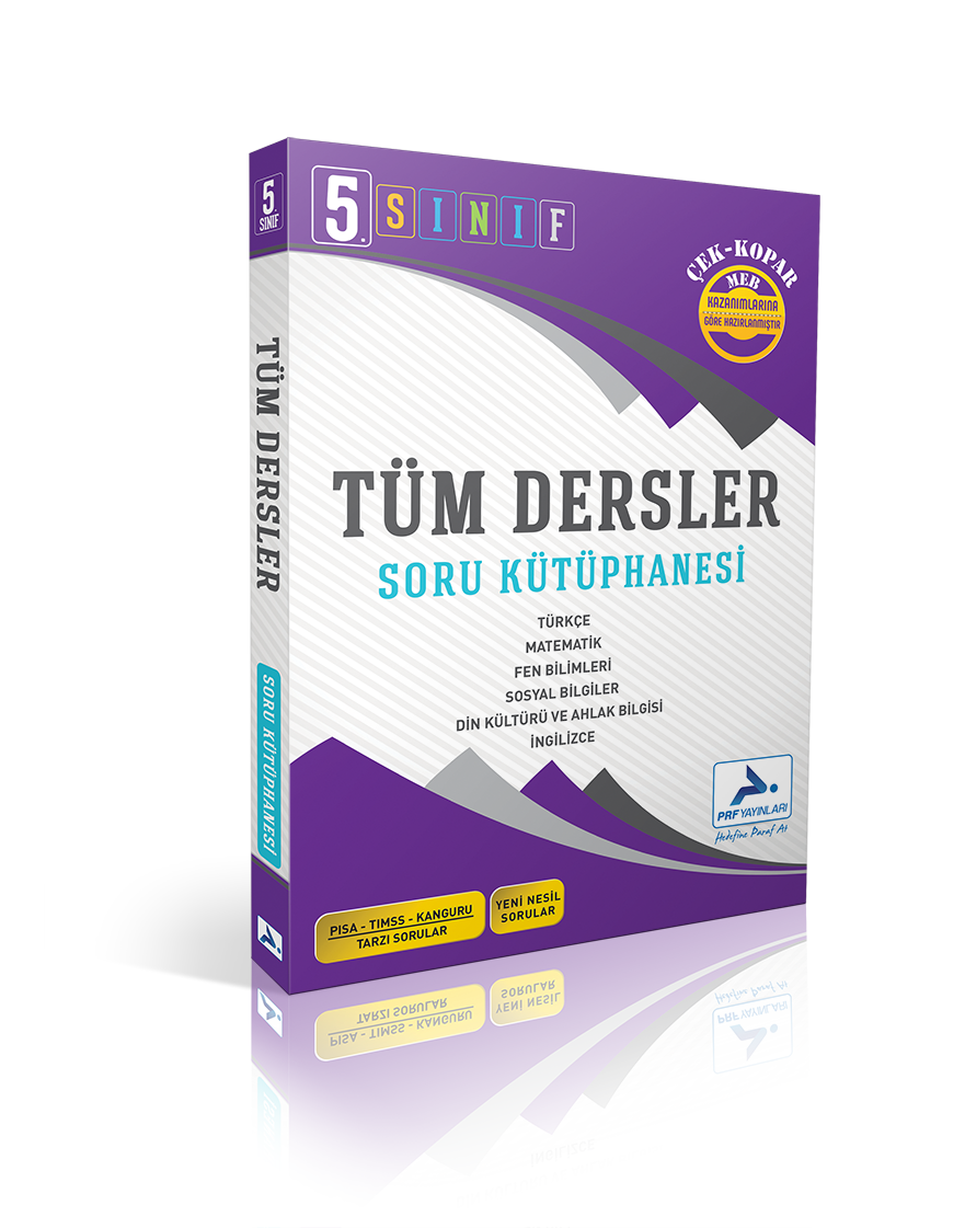 Paraf 5.Sınıf Tüm Dersler Soru Kütüphanesi