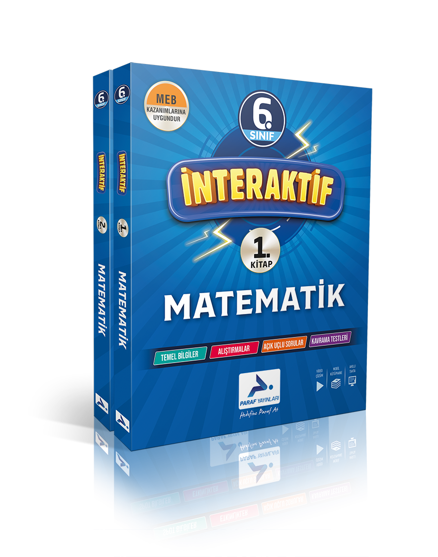 Paraf 6.Sınıf İnteraktif Matematik Çalışma Kitabı