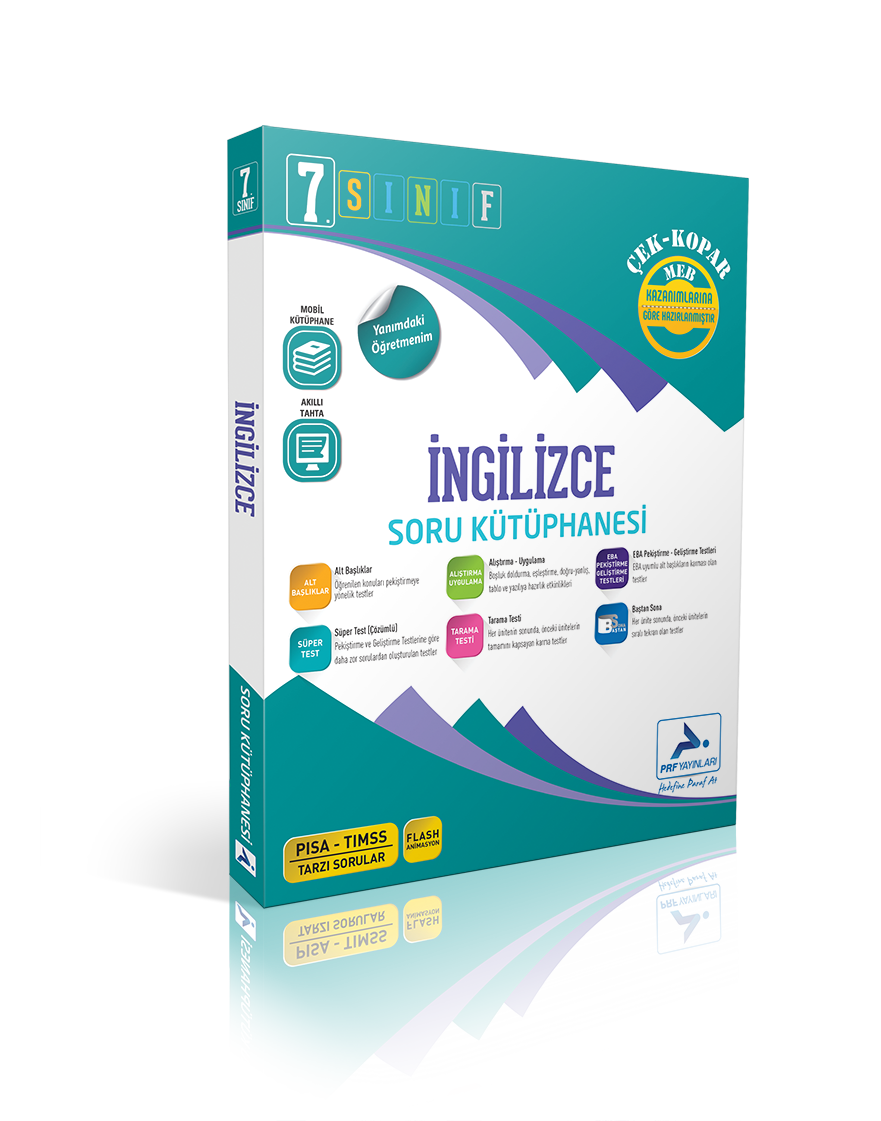 Paraf 7. Sınıf İngilizce Soru Kütüphanesi