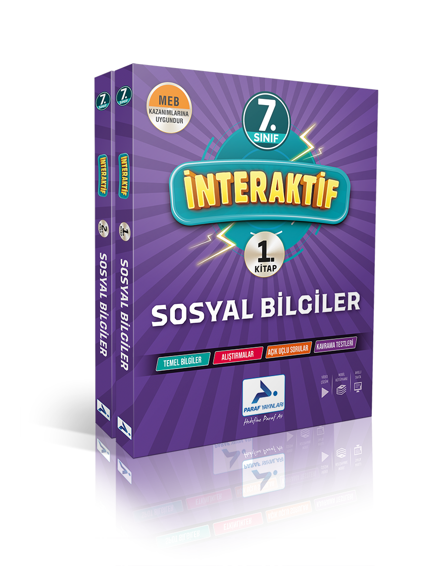 Paraf 7.Sınıf İnteraktif Sosyal Bilgiler Çalışma Kitabı