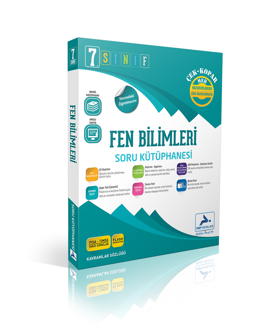 Paraf 7. Sınıf Fen Bilimleri Soru Kütüphanesi