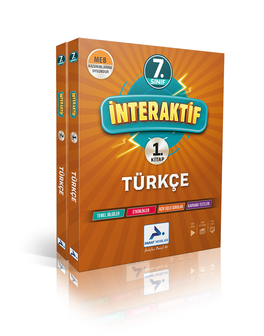 Paraf 7.Sınıf İnteraktif Türkçe Çalışma Kitabı
