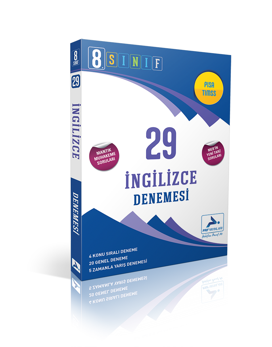 Paraf 8. Sınıf İngilizce 29‘Lu Branş Deneme