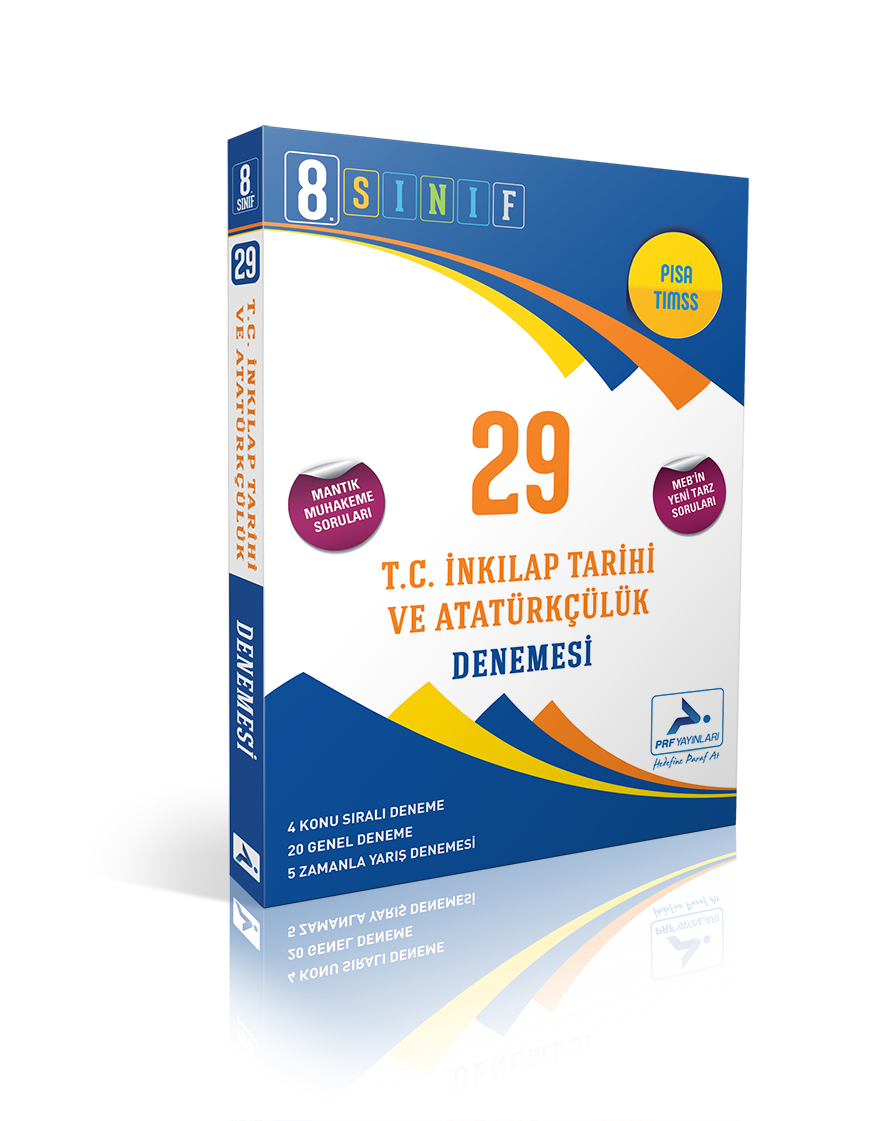 Paraf 8. Sınıf İnkılap Tarihi 29‘Lu Branş Deneme