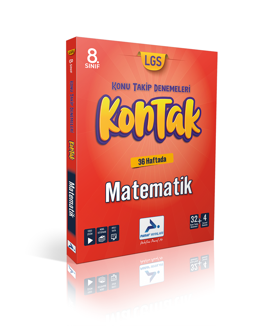 Paraf 8. Sınıf Matematik 36 Lı Kontak Deneme (Konu Takip Denemeleri)