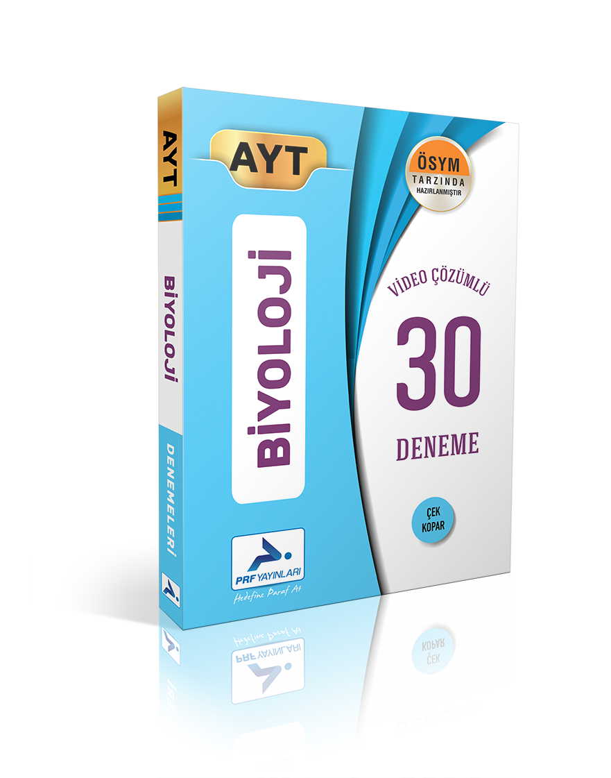Paraf Ayt Biyoloji Video Çözümlü 30 Branş Denemesi