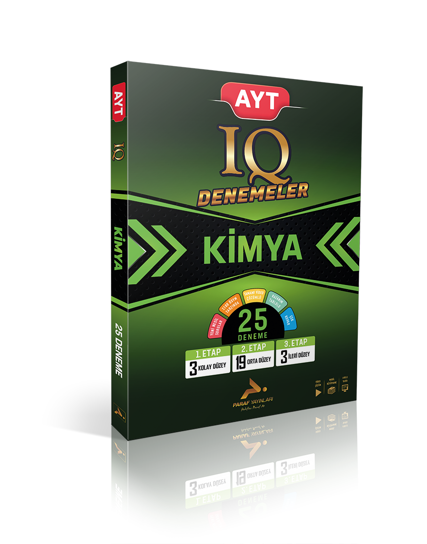 Paraf Ayt IQ Kimya 25 Branş Deneme