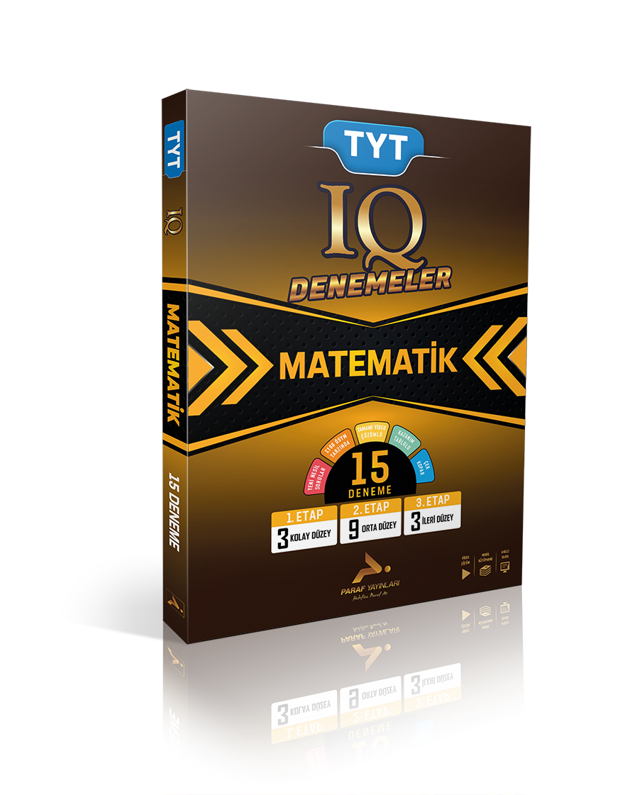 Paraf Tyt IQ Matematik Video Çözümlü 15 Branş Deneme