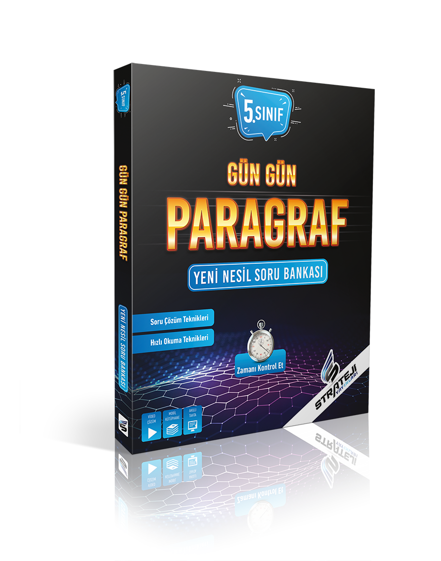 Strateji 5. Sınıf Gün Gün Paragraf Soru Bankası
