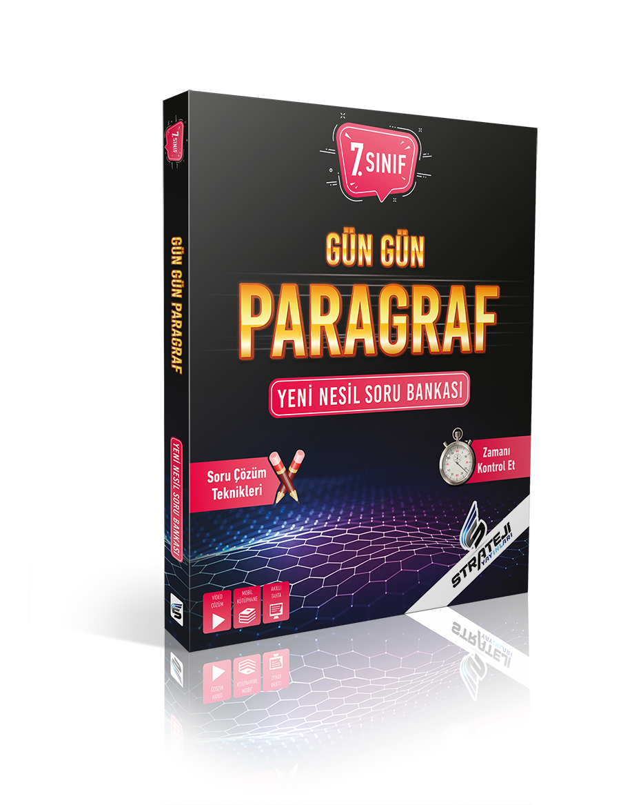 Strateji 7. Sınıf Gün Gün Paragraf Soru Bankası