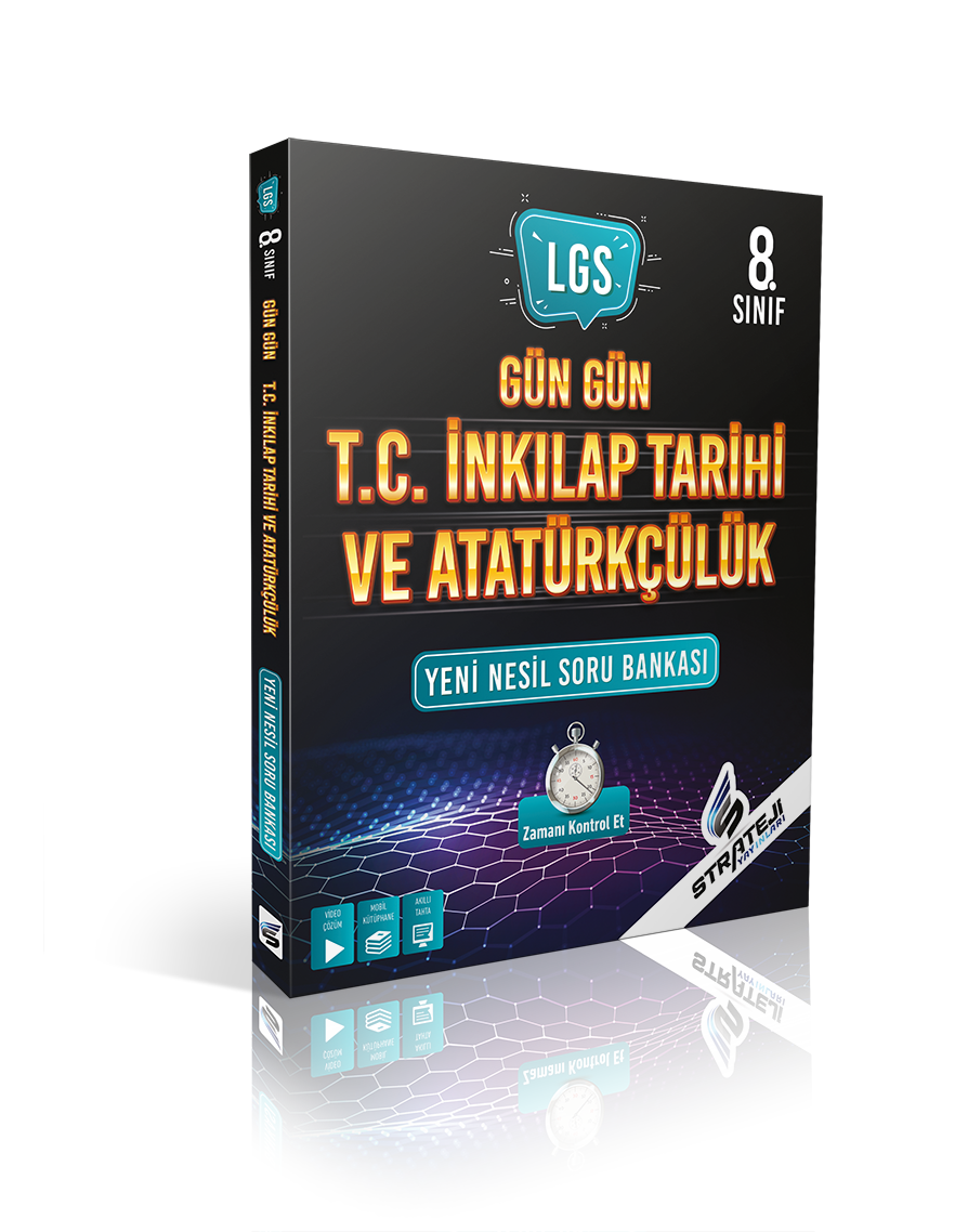 Strateji 8. Sınıf Gün Gün İnkılap Tarihi Soru Bankası