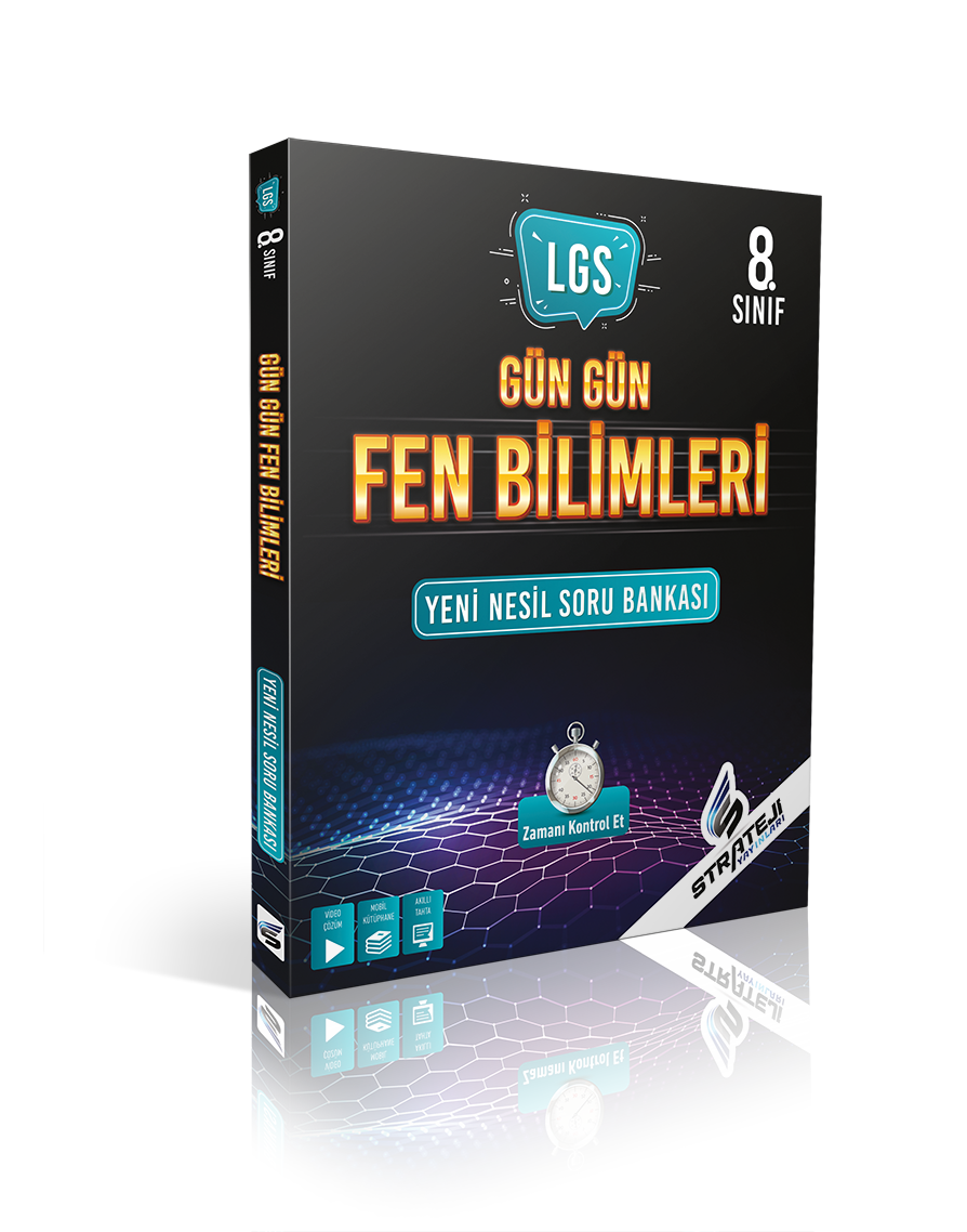Strateji 8. Sınıf Gün Gün Fen Bilimleri Soru Bankası