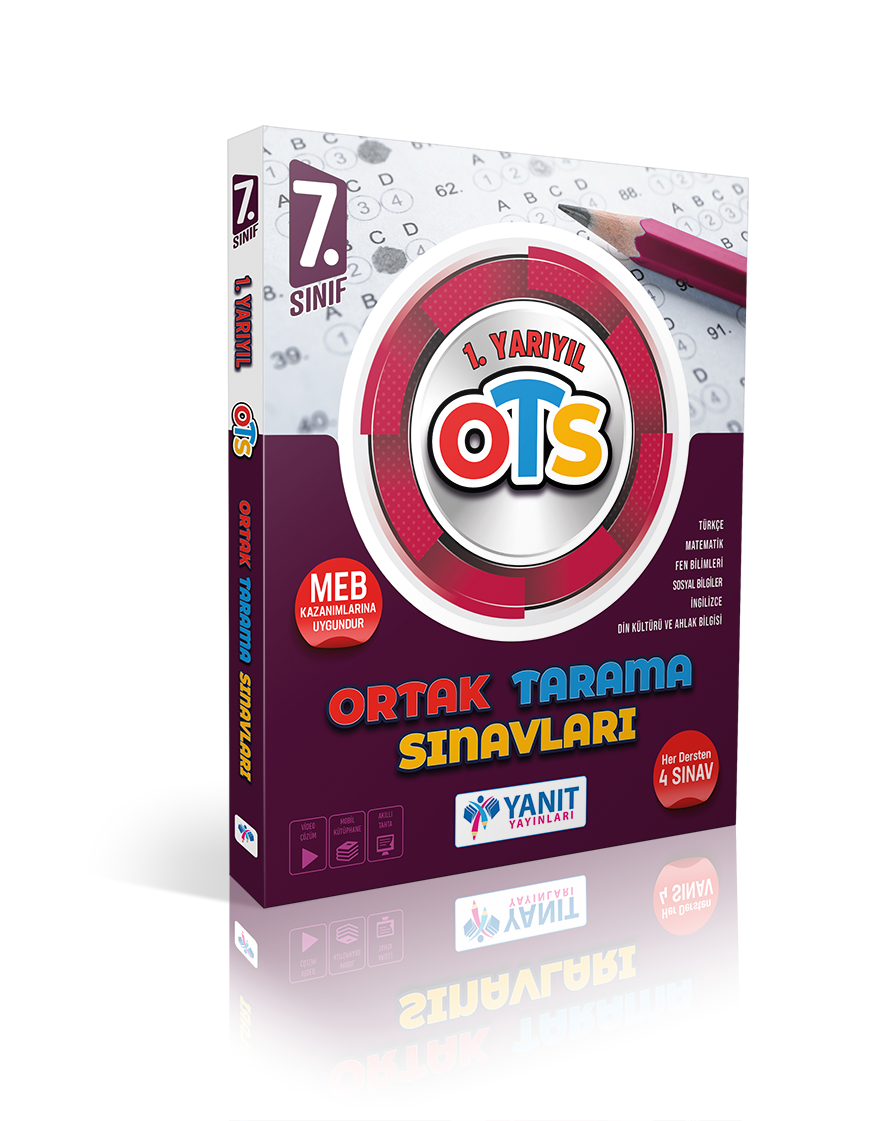 Yanıt 7. Sınıf 1.Dönem Ortak Tarama Sınavları-Ots