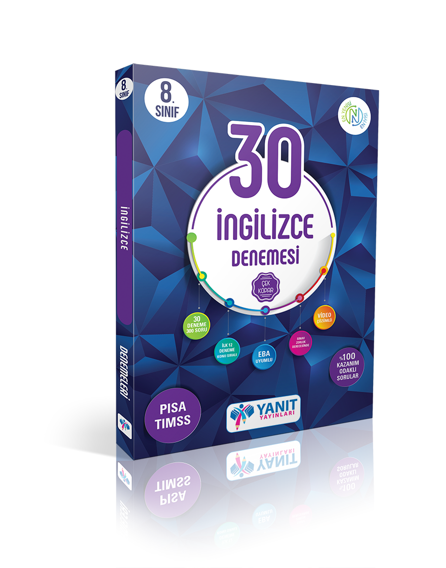 Yanıt 8. Sınıf 30 İngilizce Denemesi Video Çözümlü