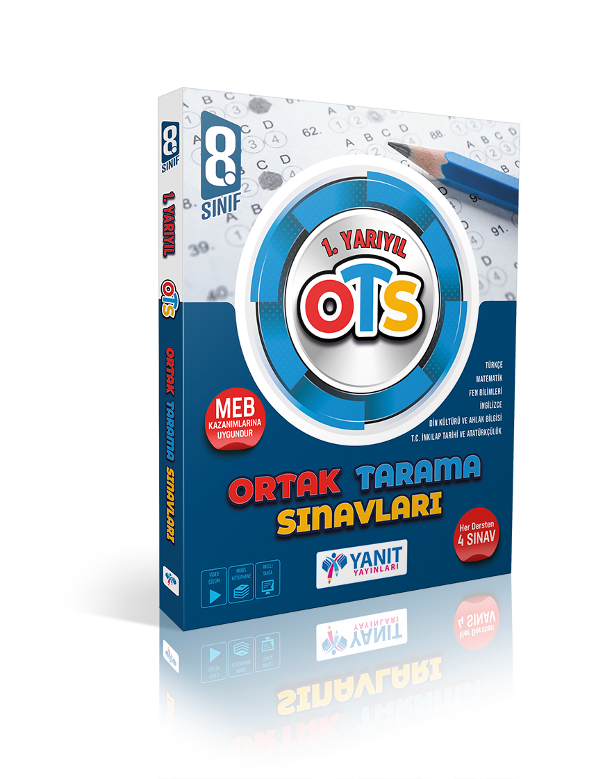 Yanıt 8. Sınıf 1.Dönem Ortak Tarama Sınavları-Ots