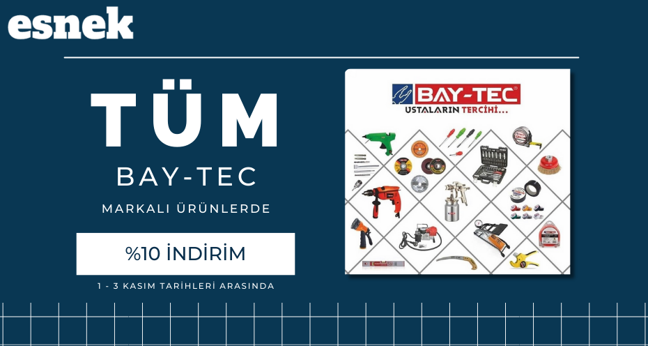 Bay-Tec Ürünlerinde %10 İndirim