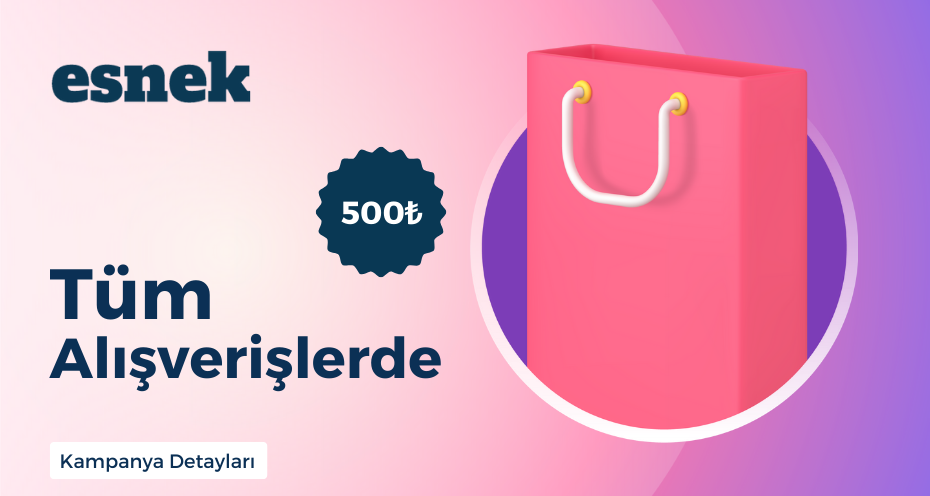 Tüm Alışverişlerde 500 ₺ Hediye Çeki Çekiliş Kampanyası