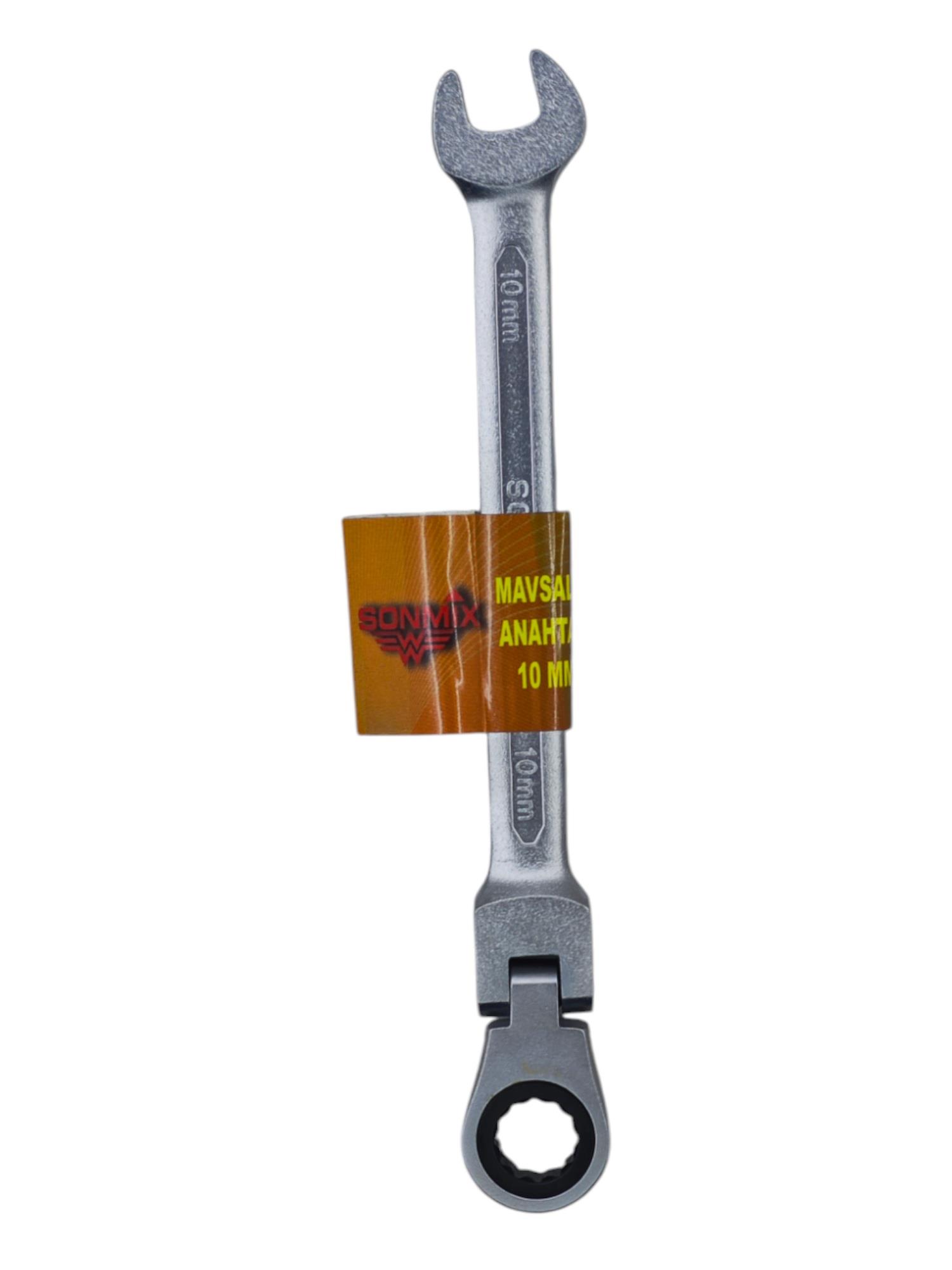 0010   Sonmix Mafsallı Cırcır Anahtar 10mm